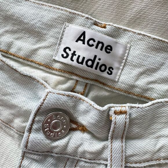Acne Studios Boy Jean in Bleach Straight Jeans Size 26 - Picture 13 of 15